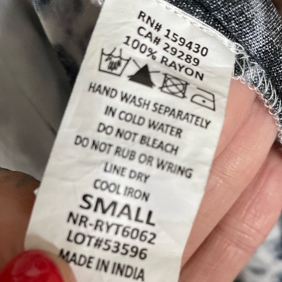 Elan Tie Dye Kimono Wrap size small - Picture 6 of 7